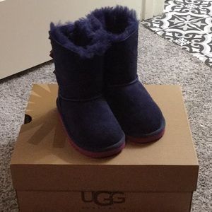 Kids navy/purple Uggs